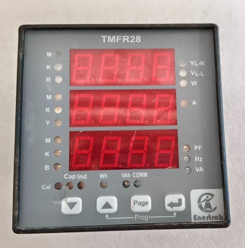 ENERTRAK TMFR28 DIGITAL ENERGY METER *USED*