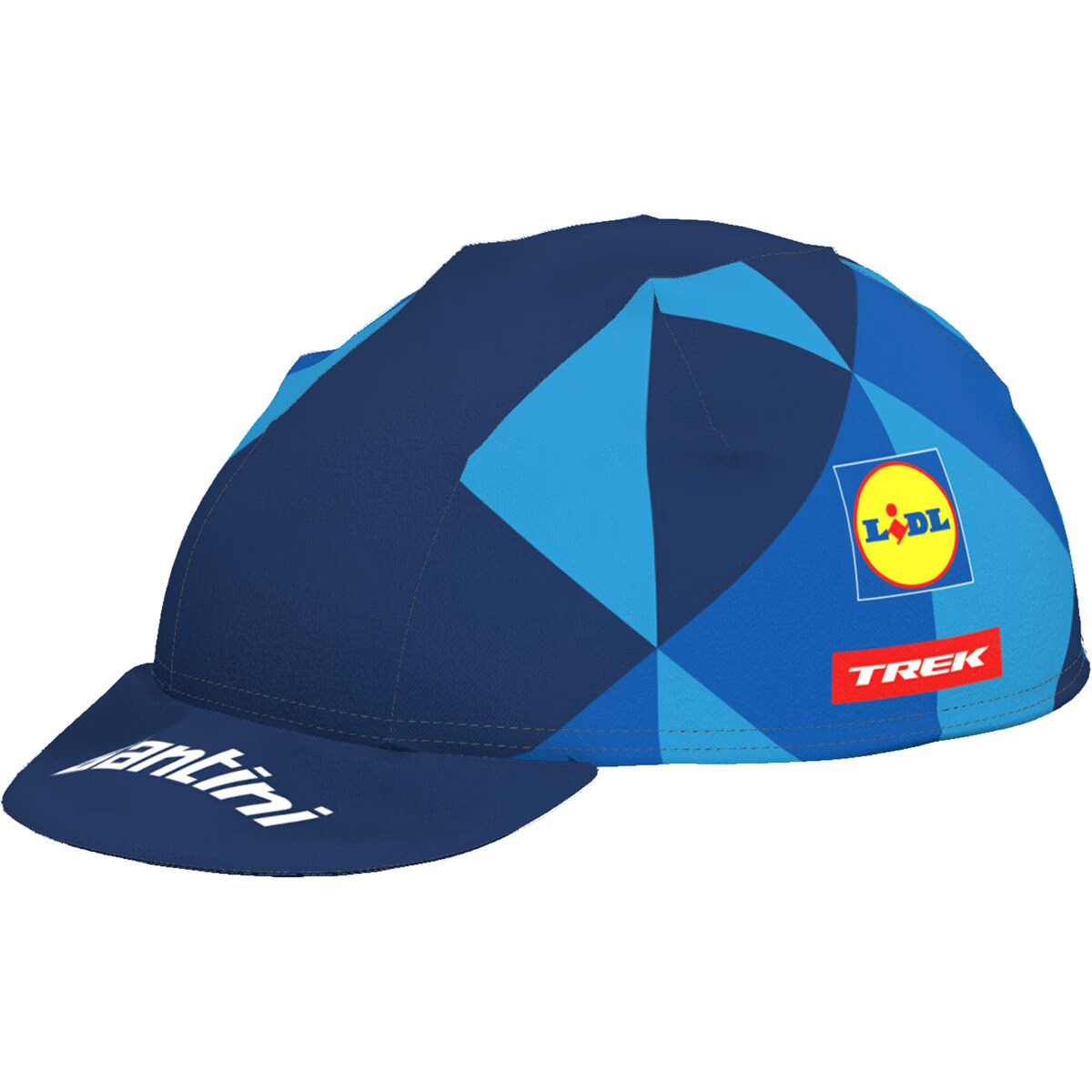 Santini Lidl Trek Cycing Cap Print, One Size