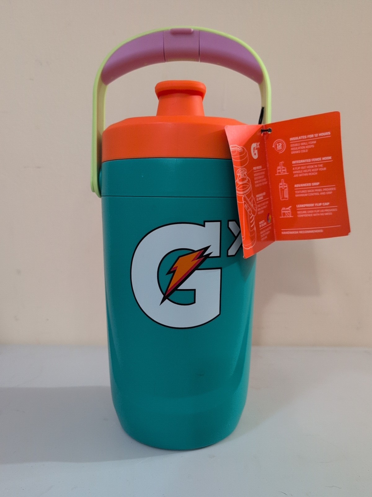 Gatorade Gx 64oz Performance Jug - Y2K 90s Inspired Color - With Fence Hook