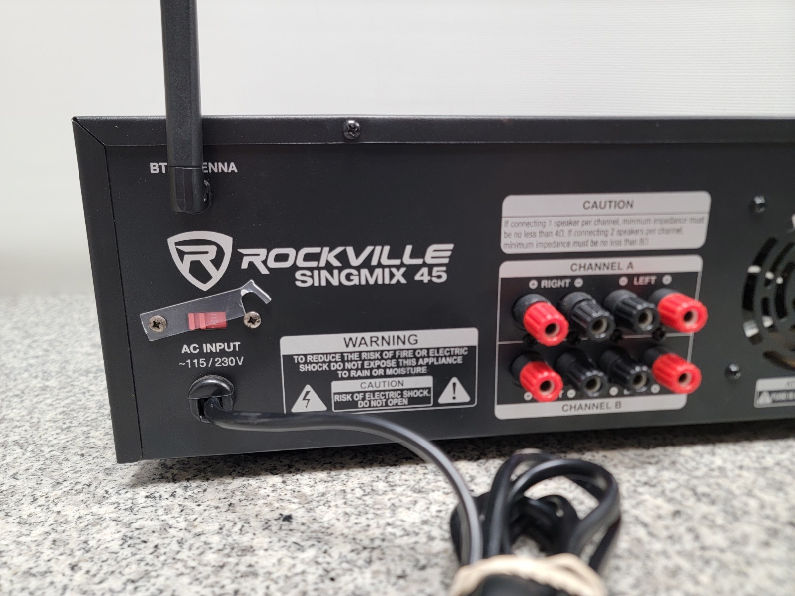 Rockville SingMix 45, Powered Mixer Amplifier