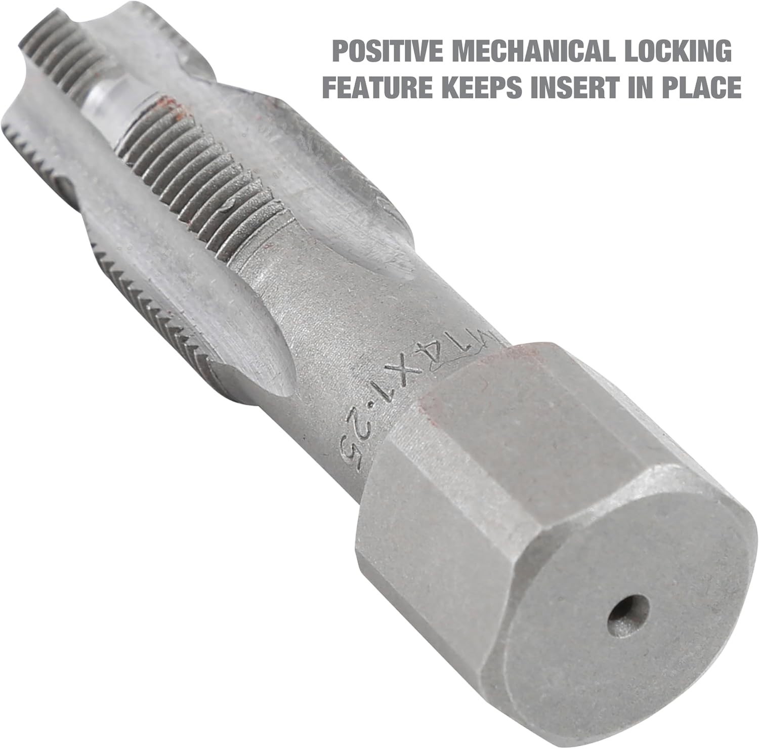 25647 5-Piece Spark Plug Saver, M14-1.25 Thread Reamer and Thread Inserts, In...