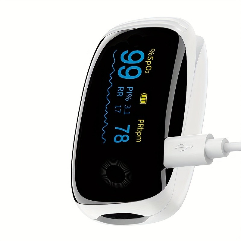 Spo2 Heart Rate Monitor Blood Oxygen Meter Pulse Oximeter Fingertip Portable