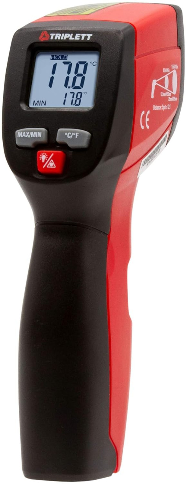 IRT220 Non-Contact 12:1 Infrared Thermometer, -4 to 932°F (-20 to 500°C)