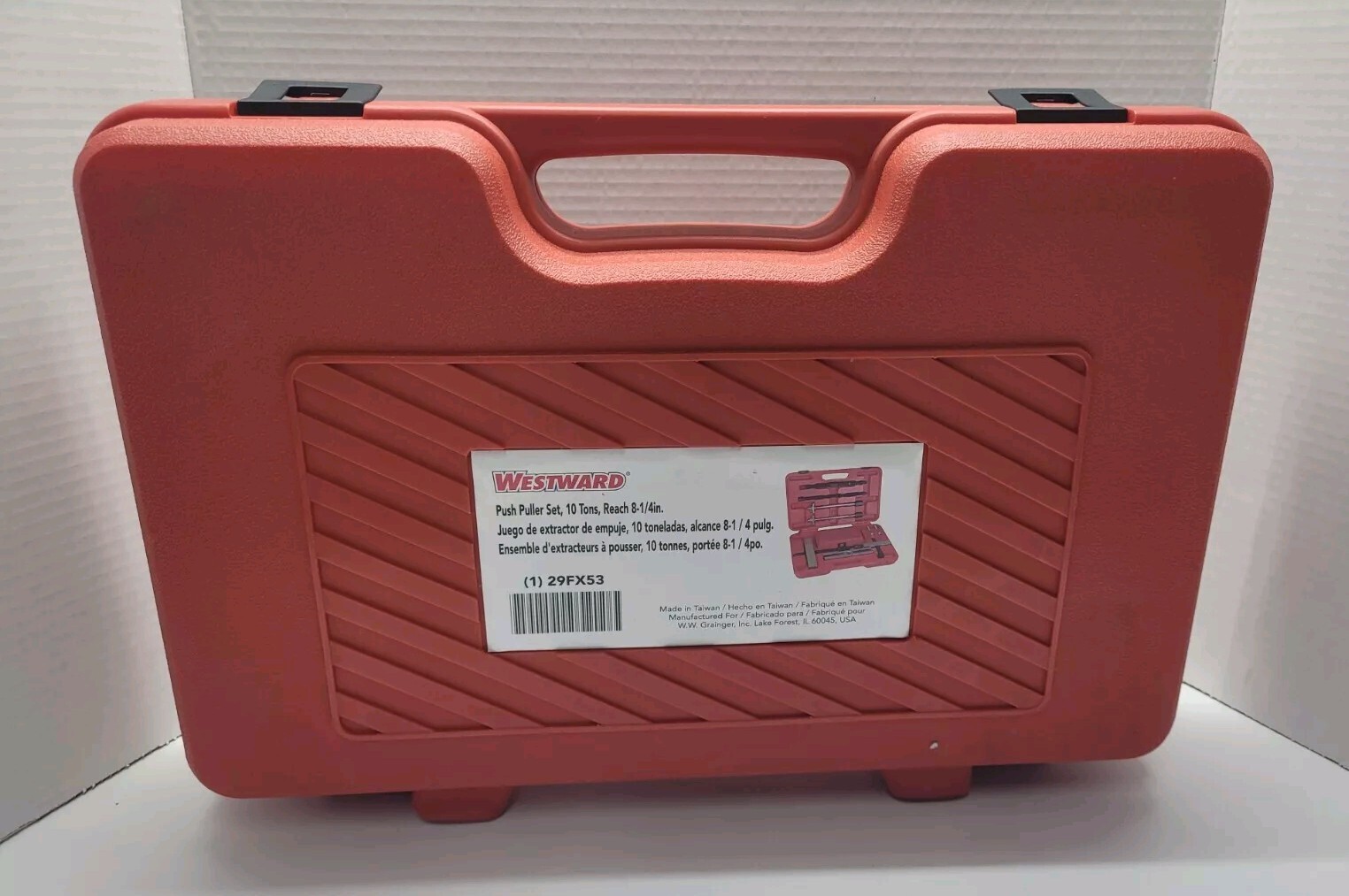 WESTWARD 29FX53 Push Puller Set, 10 Tons, Reach 8-1/4in. 29FX53