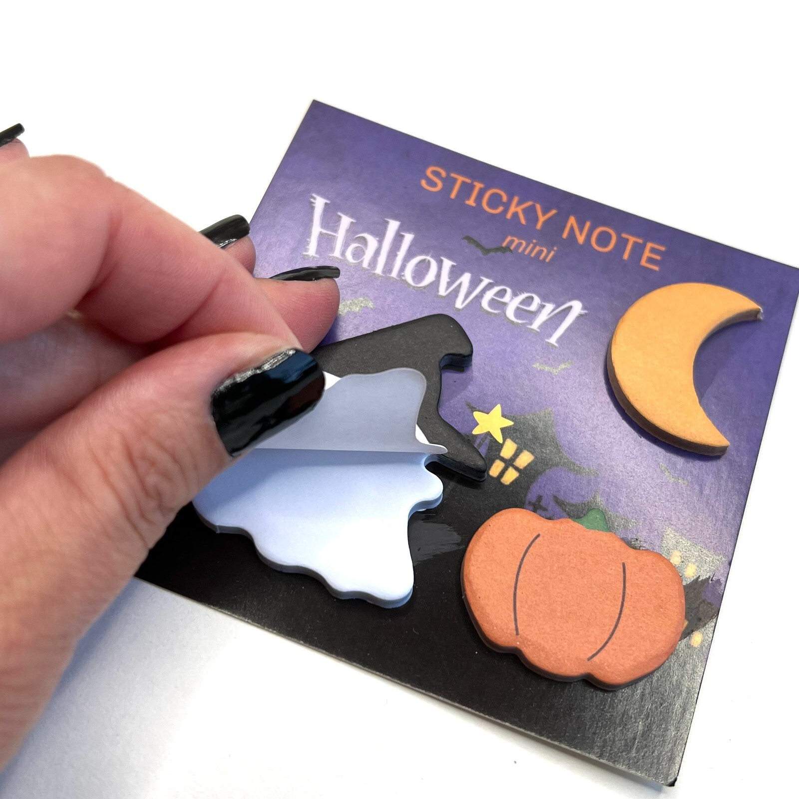 Halloween Ghost Pumpkin Mini Sticky Note Pads School Lunch Notes