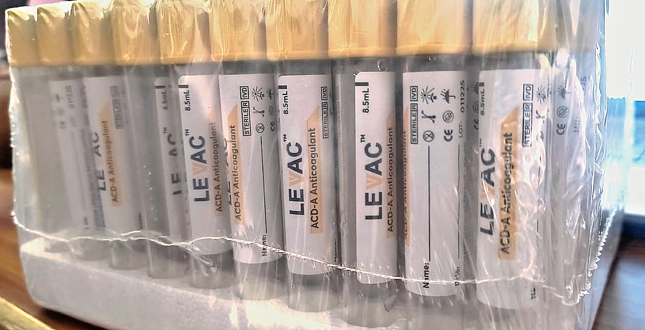ACD-A 8.5ml LEVAC Levram Exp. May 2027-200 tubes