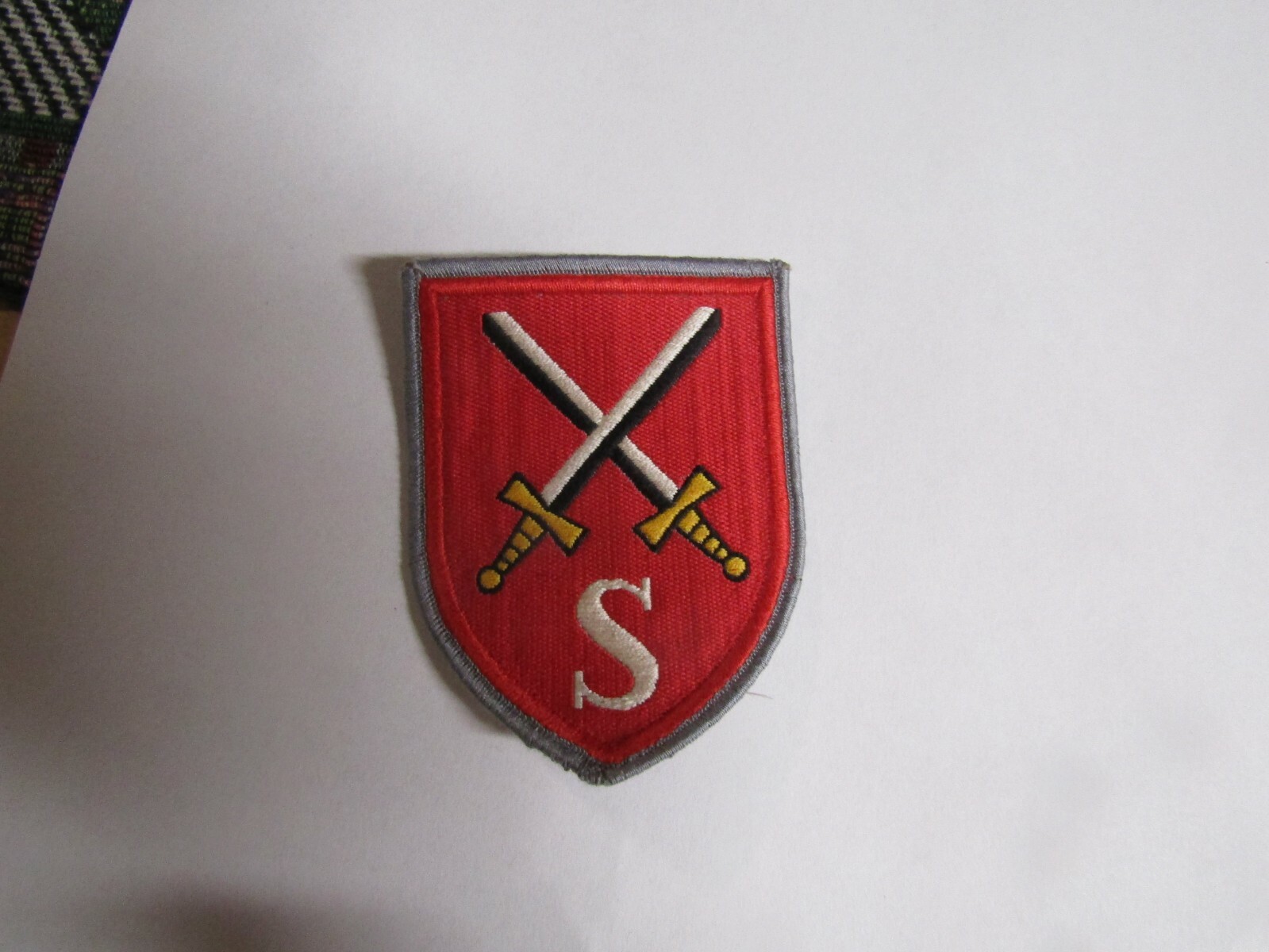 MILITARY PATCH SEW ON FOREIGN GERMAN PANZER ARTILLERY TRAINING SCHOOL S
