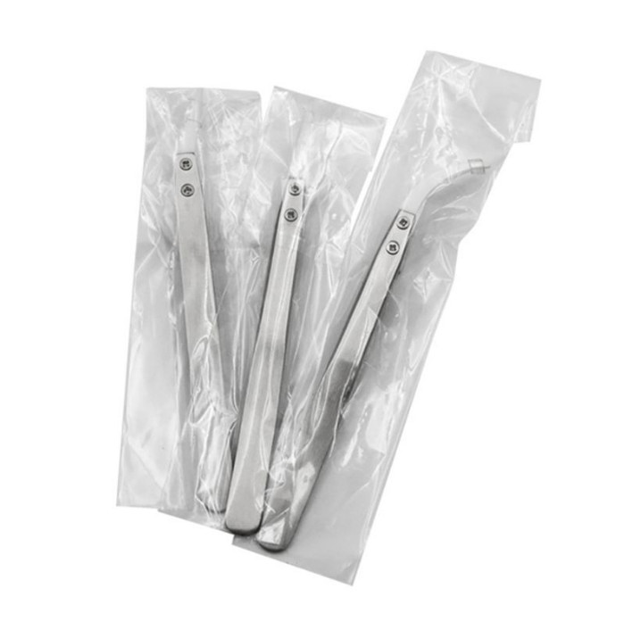 3pcs Stainless Steel Ceramic Tweezers Anti-magnetic Acid Proof Precision Tweezer