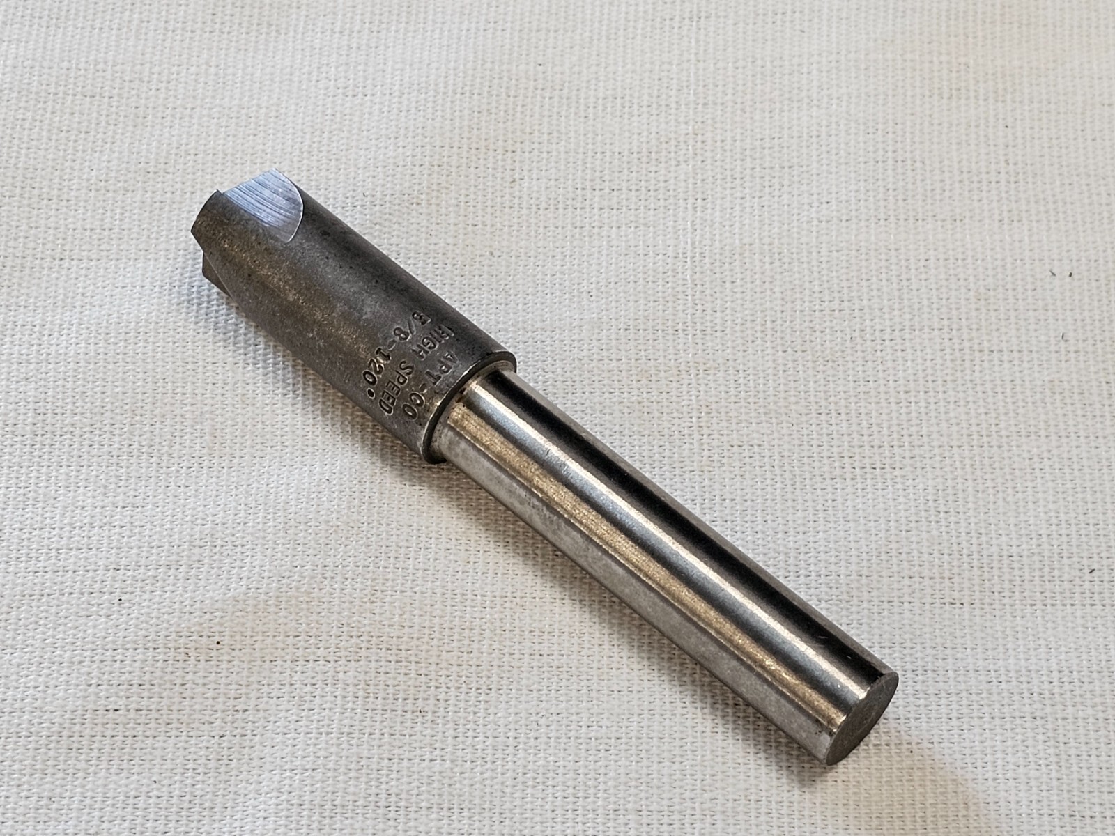 APT Co 5/8" 120 Degree Countersink 3 Flute Milling Bit HS Aircraft Tool