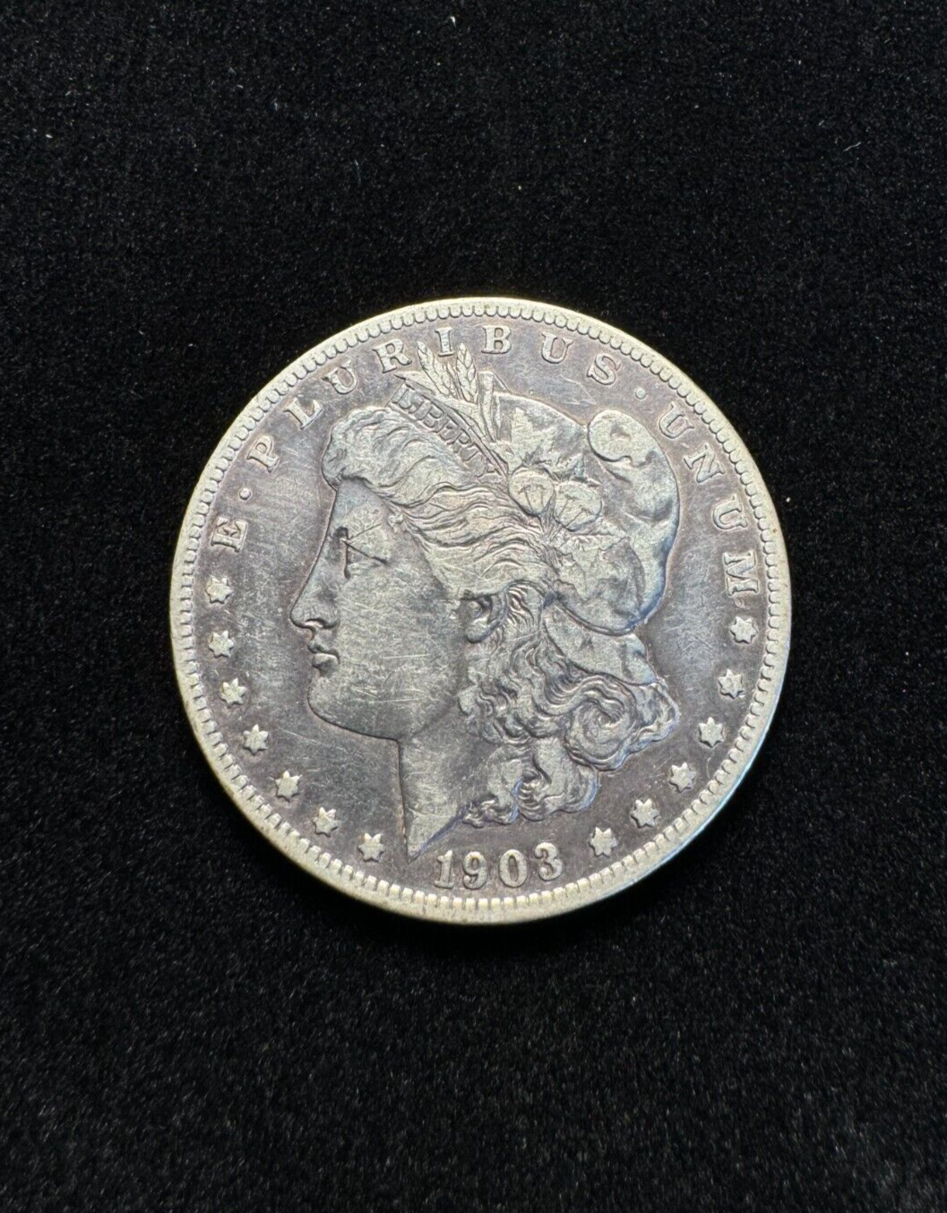 VF 1903-S Morgan Silver Dollar Very Fine Cleaned