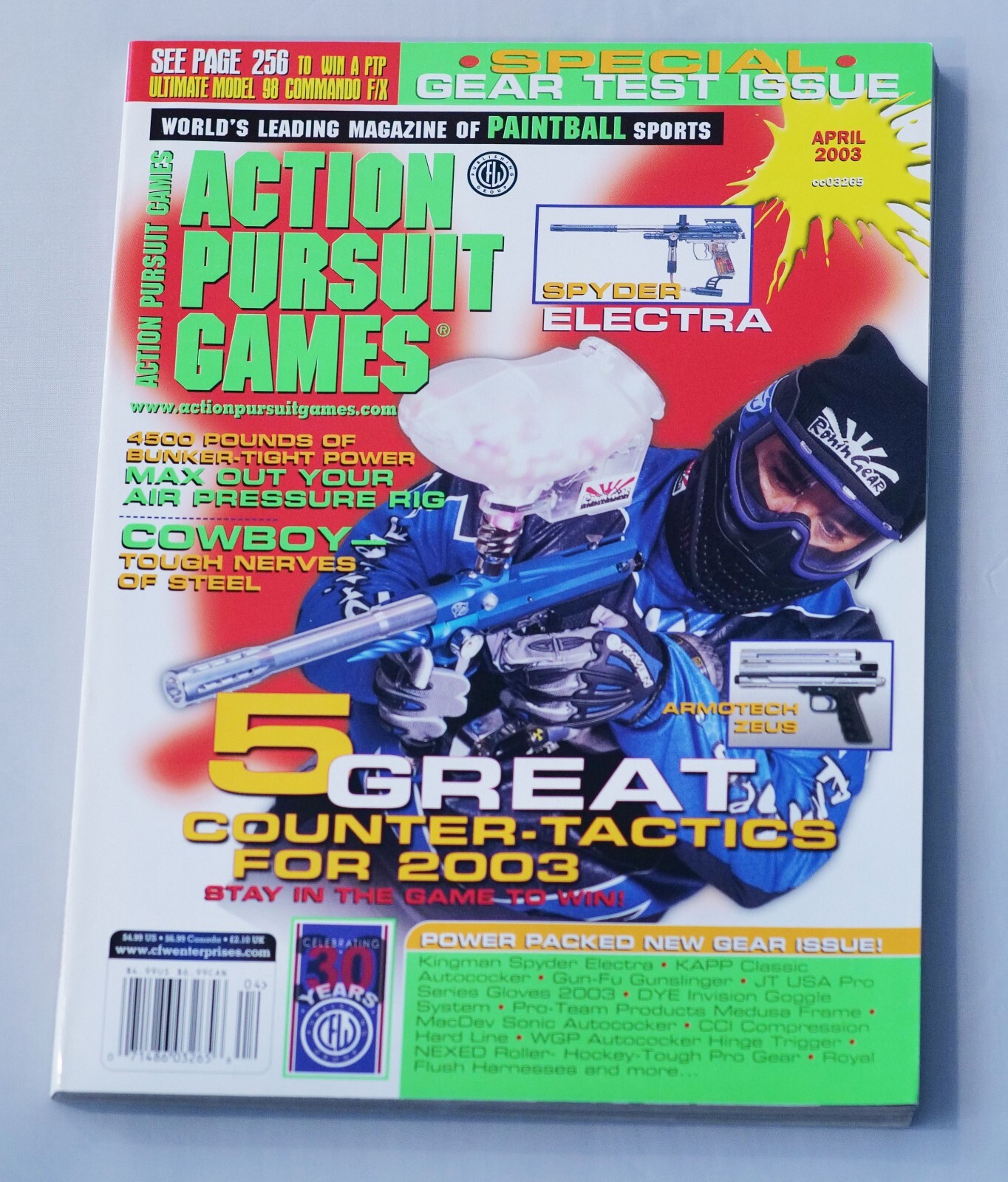 Priced To Sell April 2003 Action Pursuit Games Print Paintball Magazine