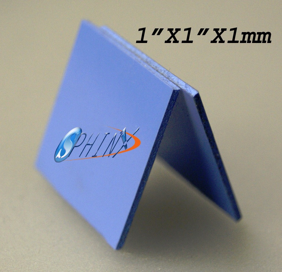2 X 1"X1"X1mm H Quality Xbox, PlayStation GPU Thermal Pad / MB CHIP Gap filler