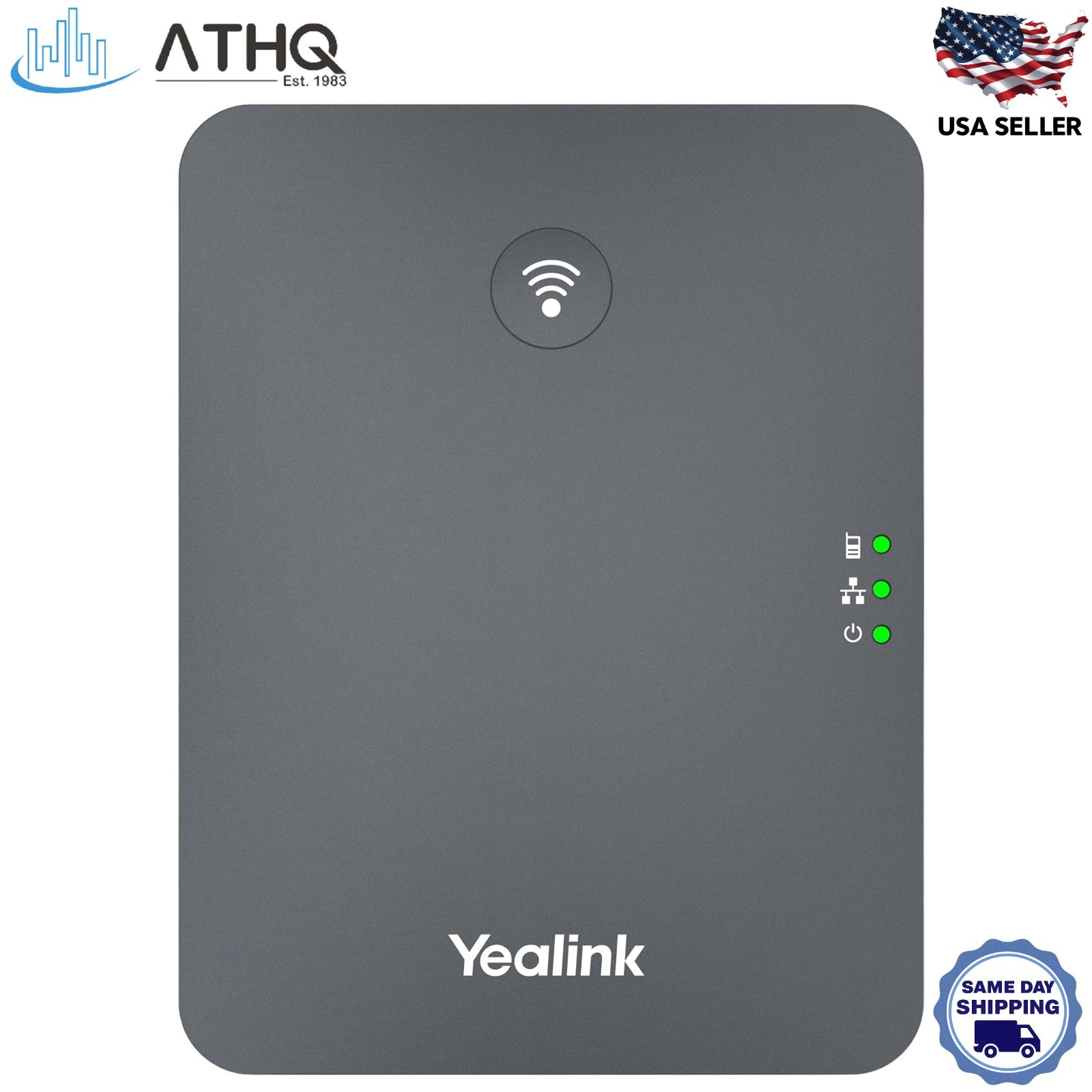 Yealink W70B DECT IP Base Station Wireless VoIP SIP PoE 10 Handsets 20 Calls NEW