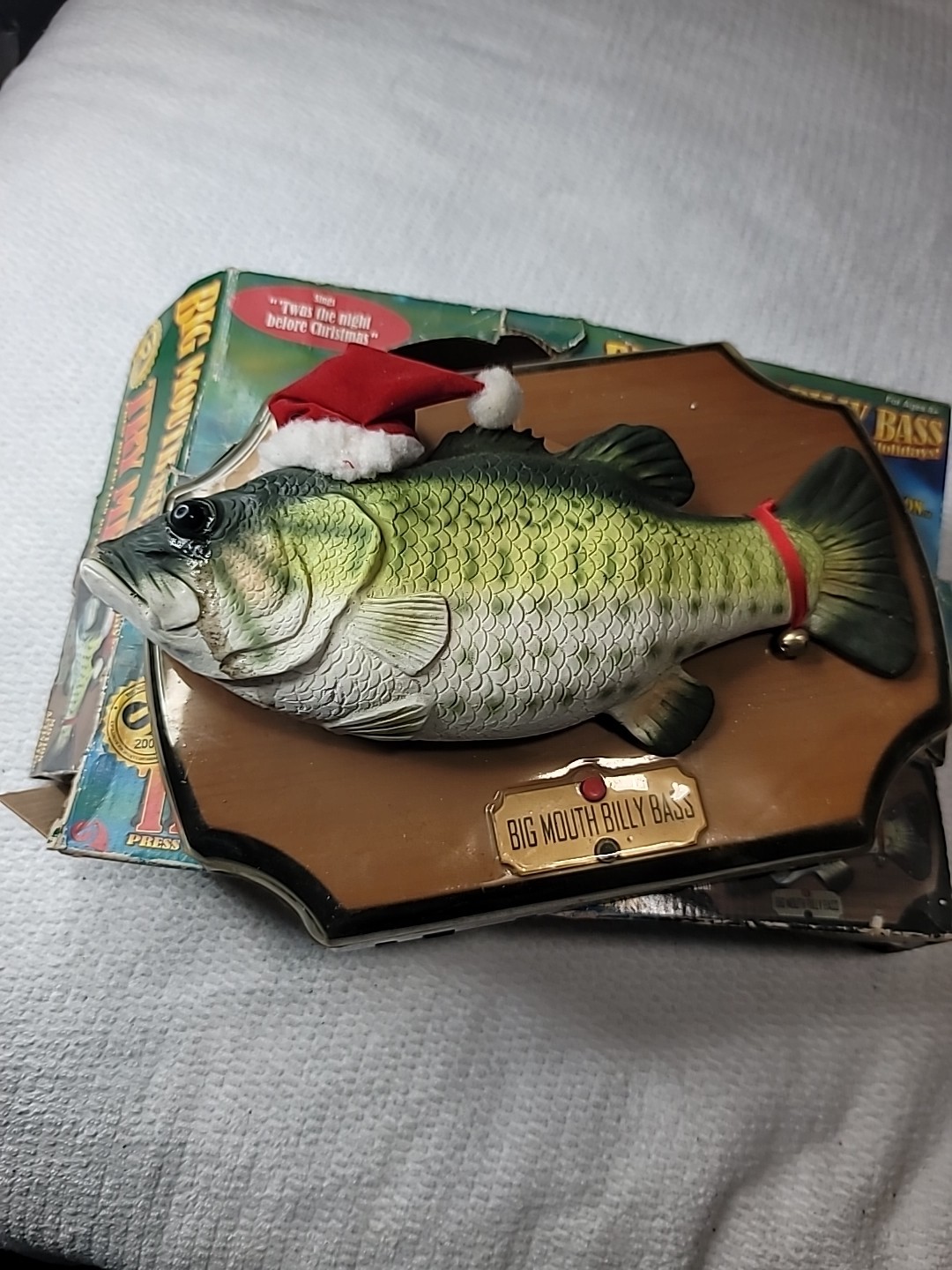 Vintage Big Mouth Billy Bass The Singing Sensation 1998 in Original Box NOS