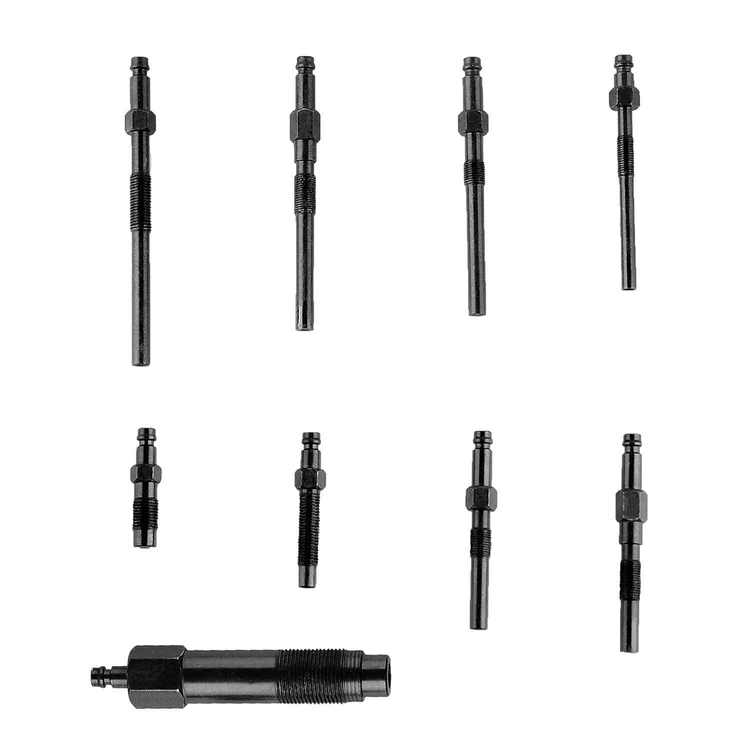 17-Piece Diesel Engine Compression Tester Kit - Precise Diagnostics for Vehicles