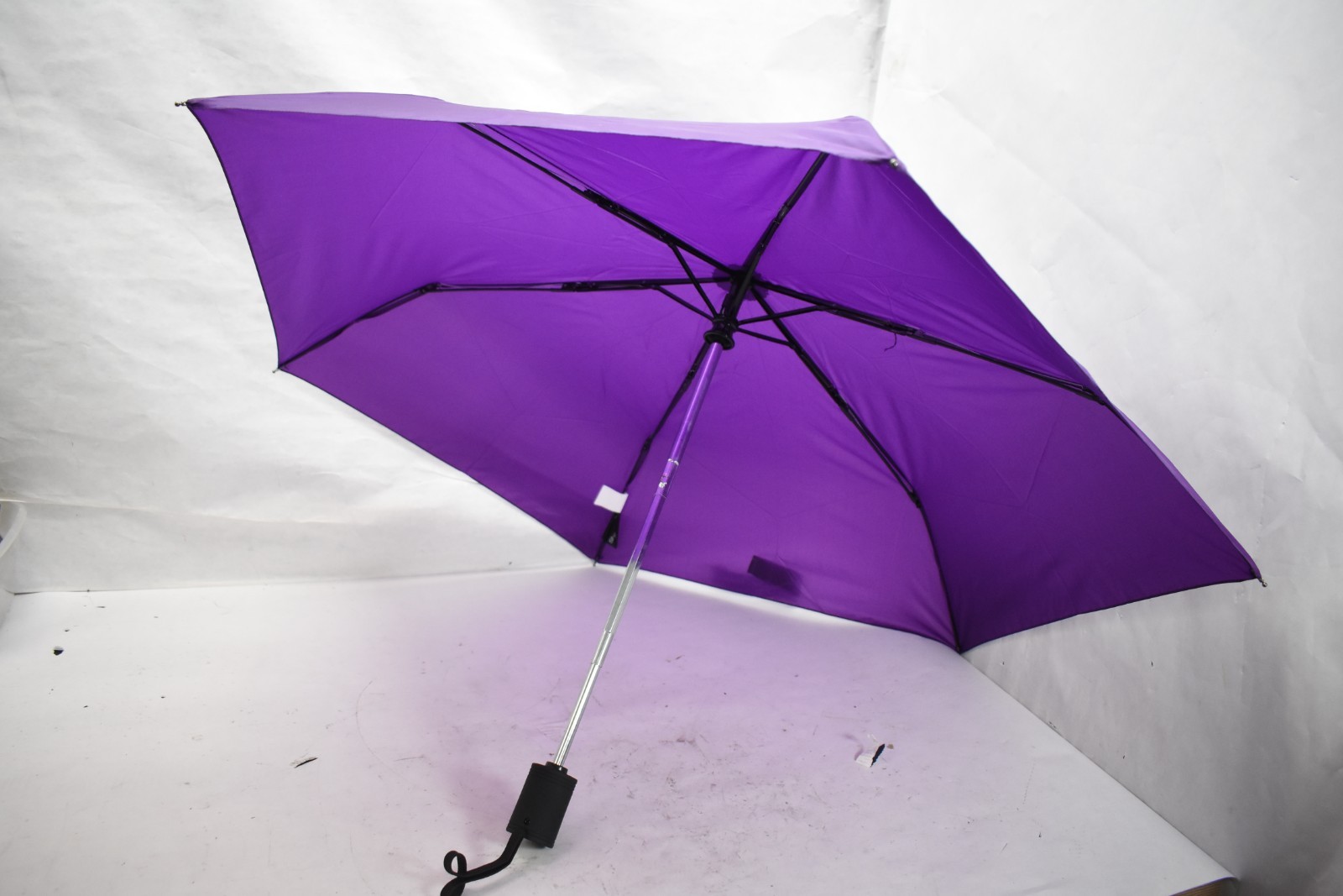 ShedRain Rain Essentials Auto Open Compact Automatic Umbrella Hyacinth Purple