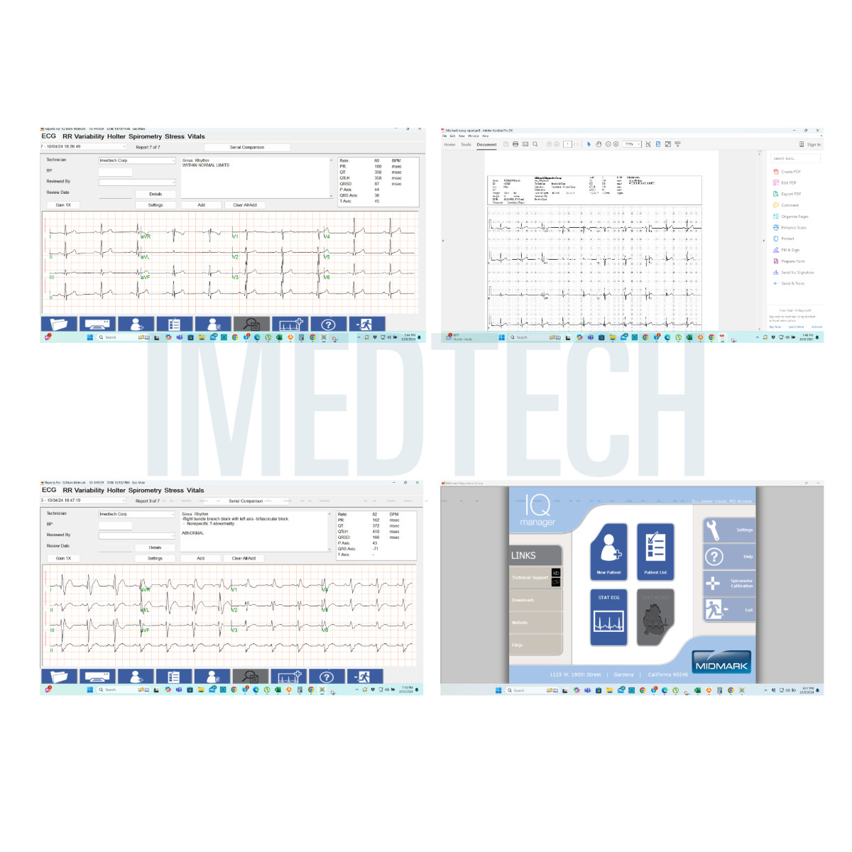 Midmark IQecg ECG Digital Interpretative EKG and Software