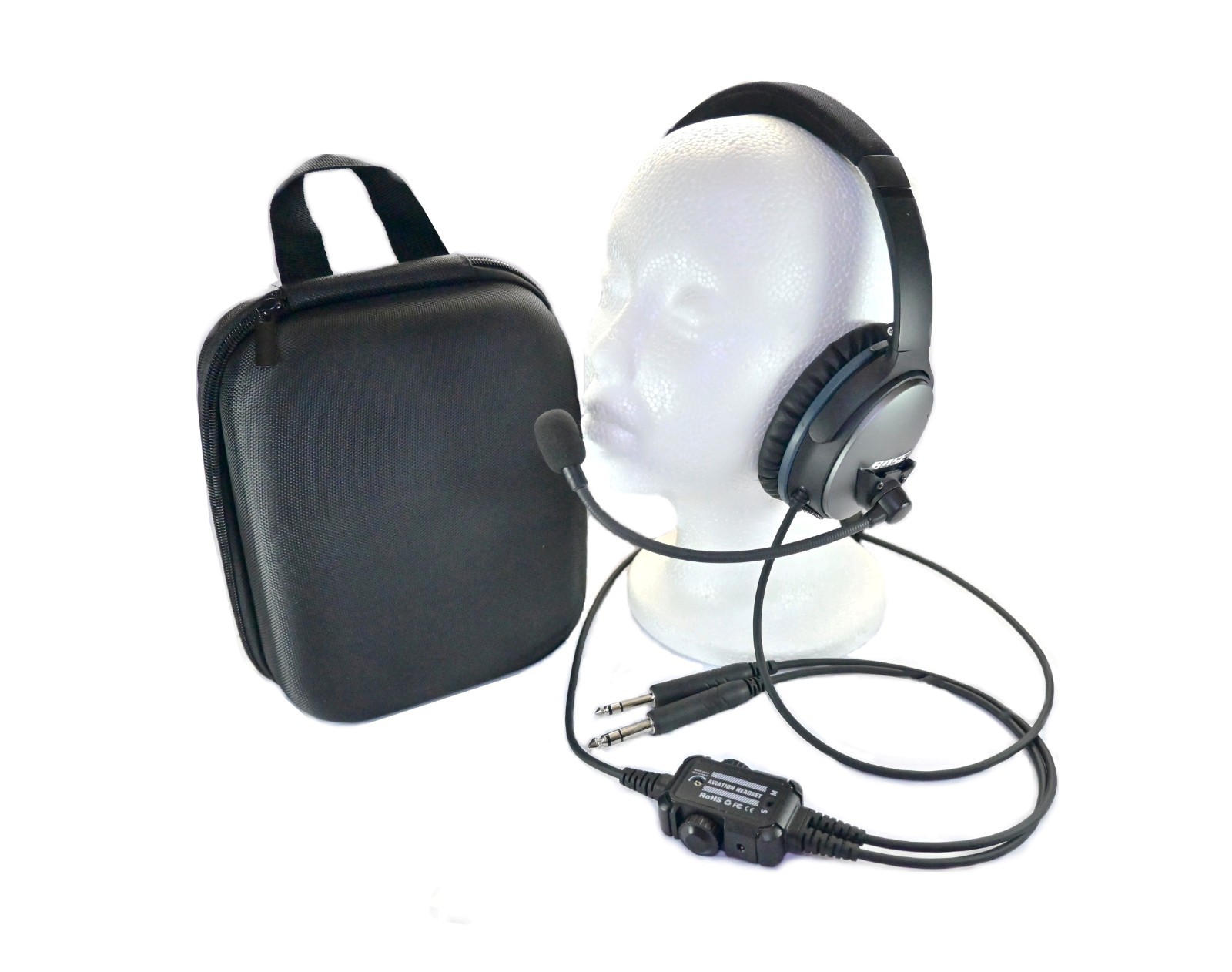 Bose Aviation Headset QC25 with ControlFlight  Module, Dual Plugs, ANR. WARRANTY