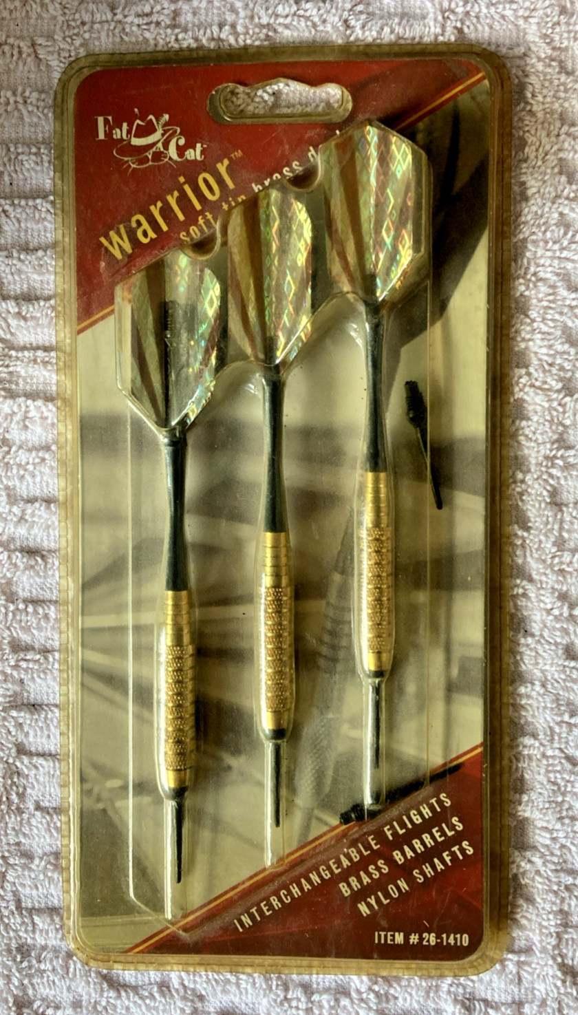 Set of 3 FAT CAT Warrior Soft Tip Darts - 16 Grams - new