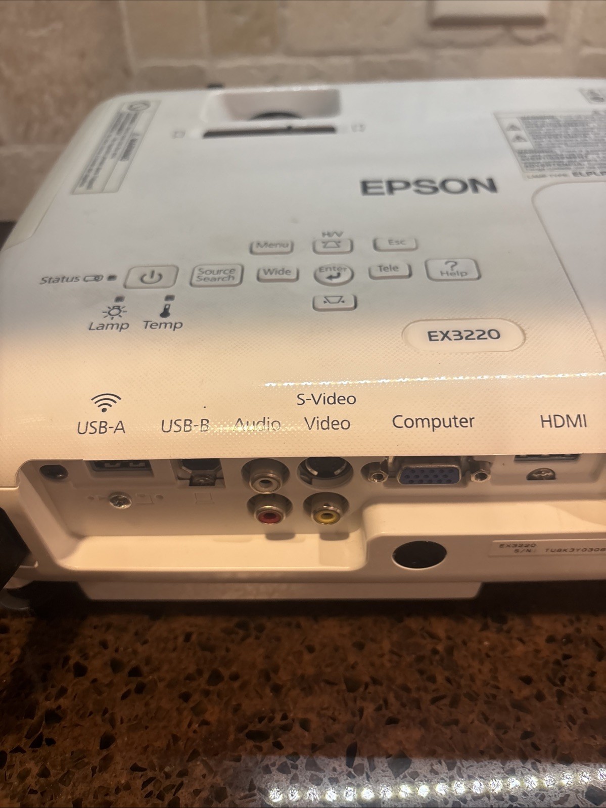 Epson EX3220 3LCD Projector