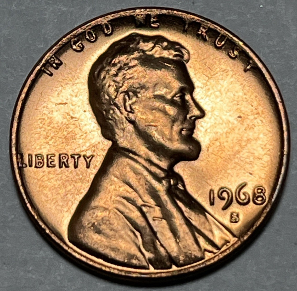 1968 S/S Lincoln Penny Errors DDO Doubling In Date & Mint Mark Uncirculated #01