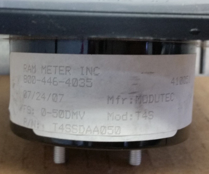 Modutec T4SSDAA050 0-50 Panel Meter