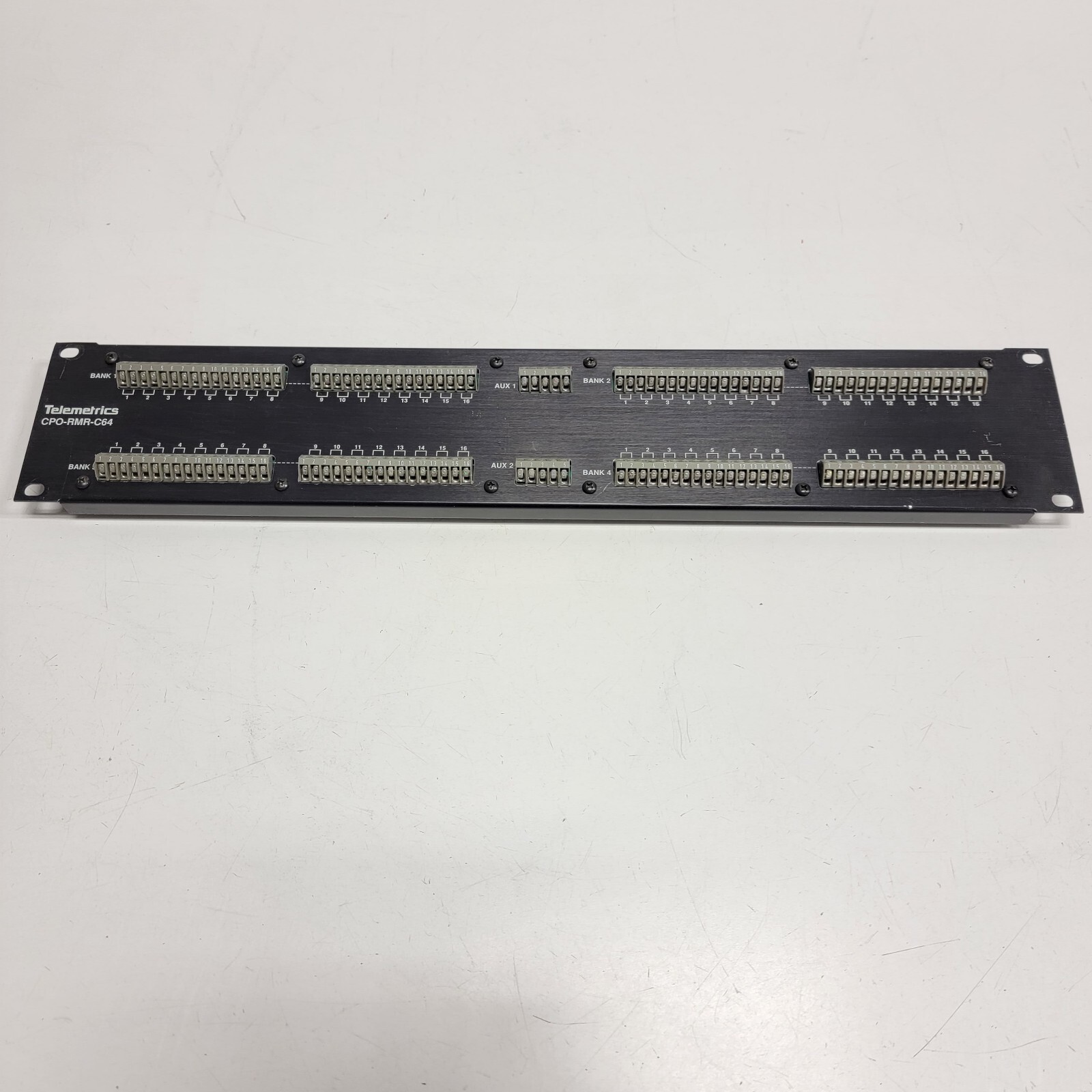 Telemetrics CPO-RMR-C64 4 Bank 2 Aux 16 Junction Each Bank Wiring Panel