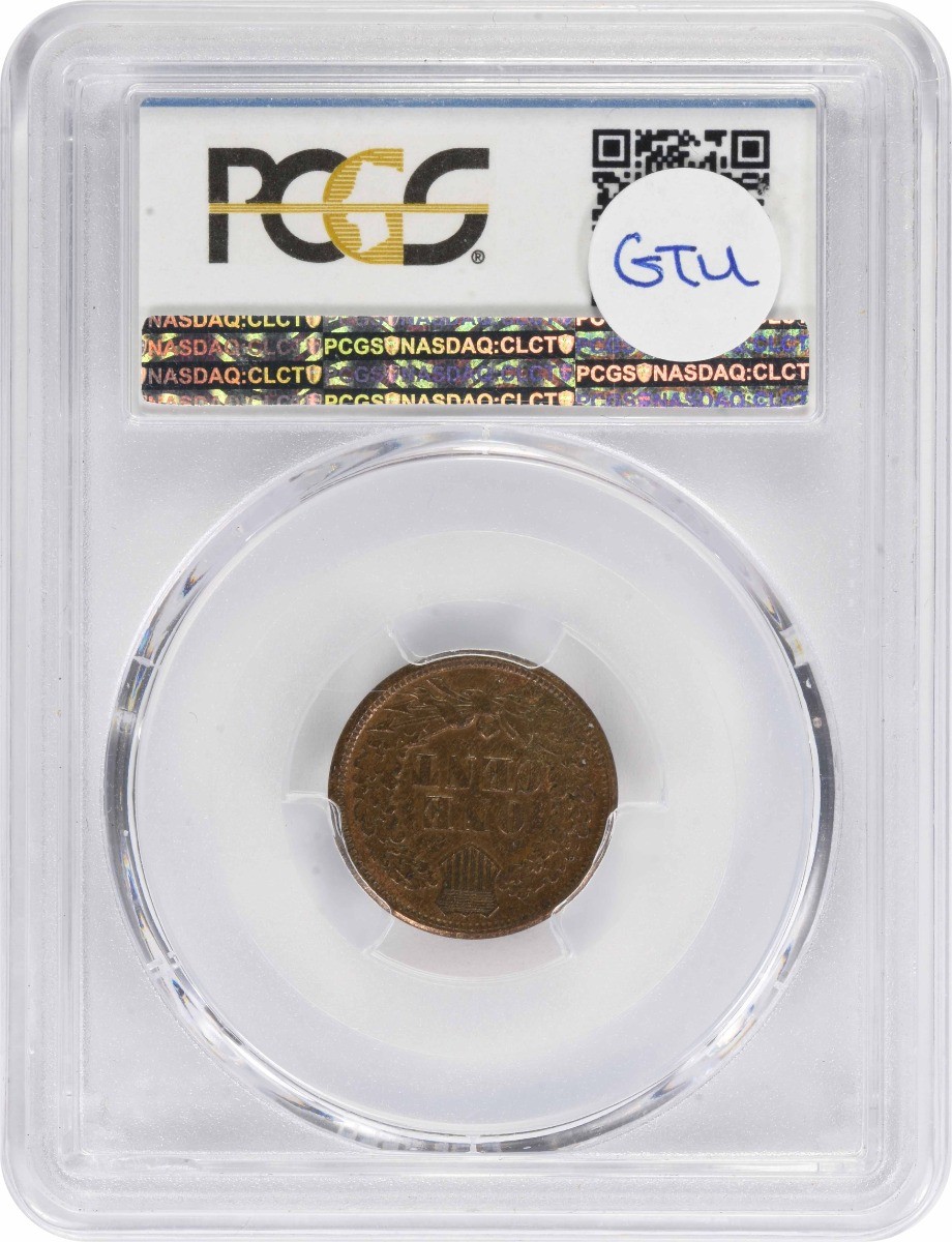 1864 Indian Cent Bronze AU58 PCGS
