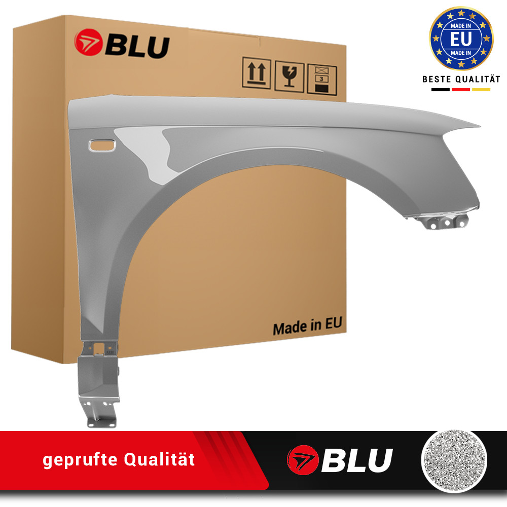 Fender For Audi A3 8P LY7W Right Silver 2003-2008 Front Painted New