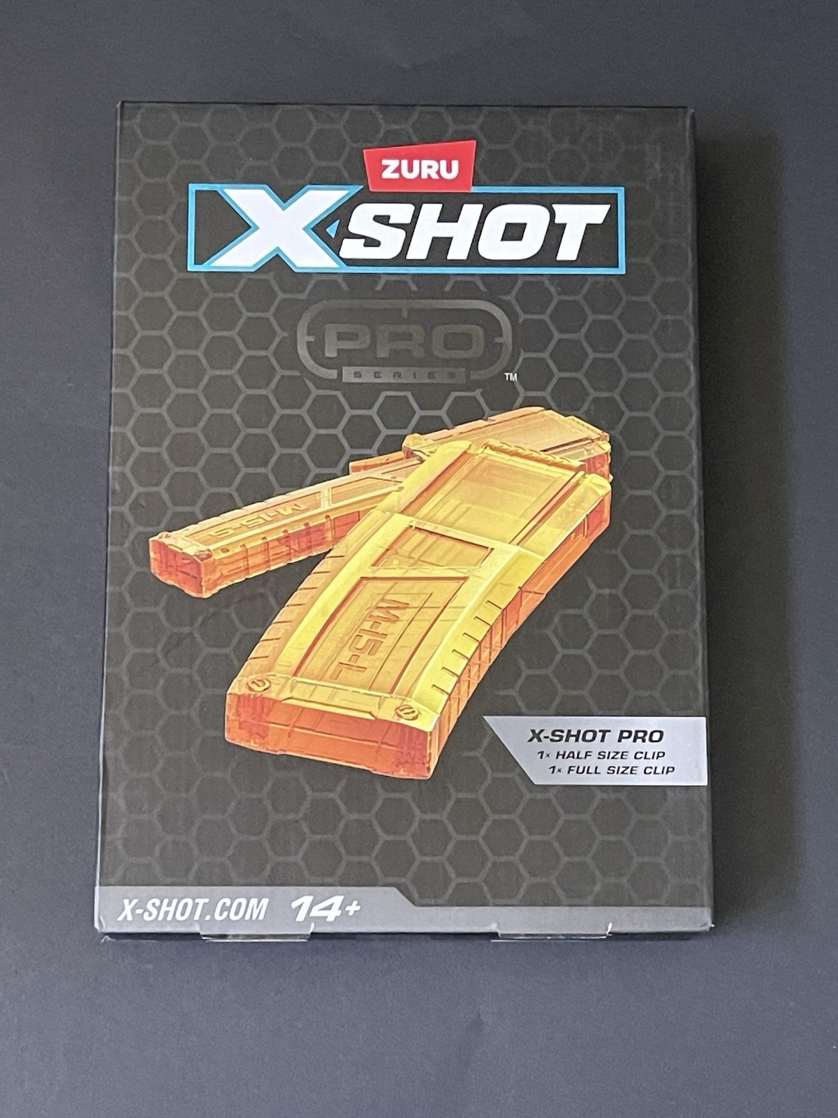 Zuru X-Shot Pro 1 Half Clip and 1 Full Clip. Clips Only * * Set of 4 Brand New