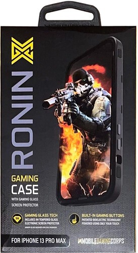 Mobile Gaming Accessory: MGC Ronin Gaming Case - Black for iPhone 13 Pro Max [Ne