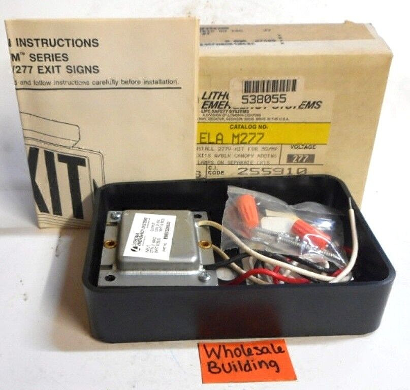 LITHONIA, EXIT SIGN TRANSFORMER, ELA M277, WMEC00023, 277V
