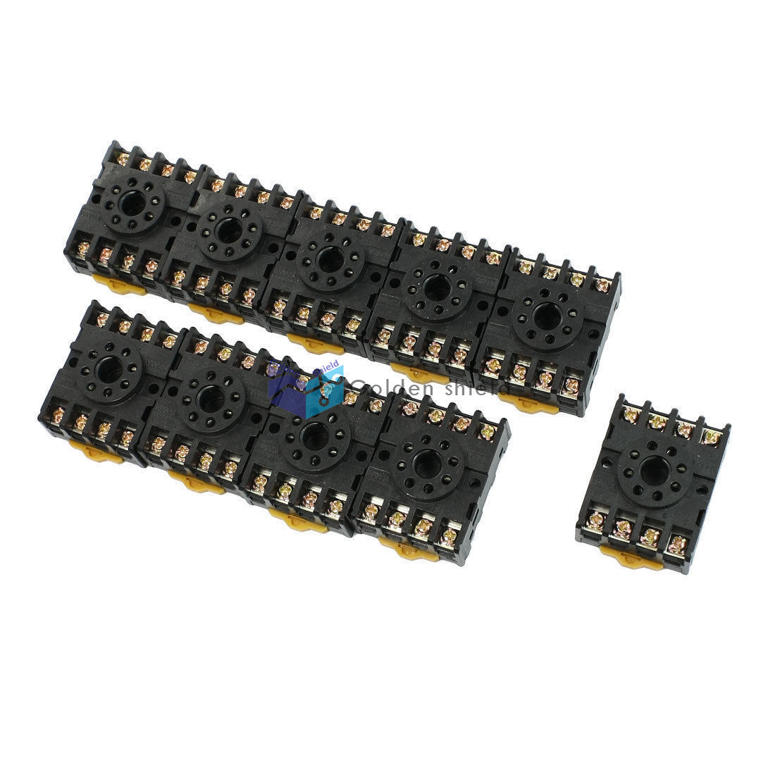 10 Pcs PF083A Time Relay Base Socket 8 Pin for JTX-2C DH48S✦Kd