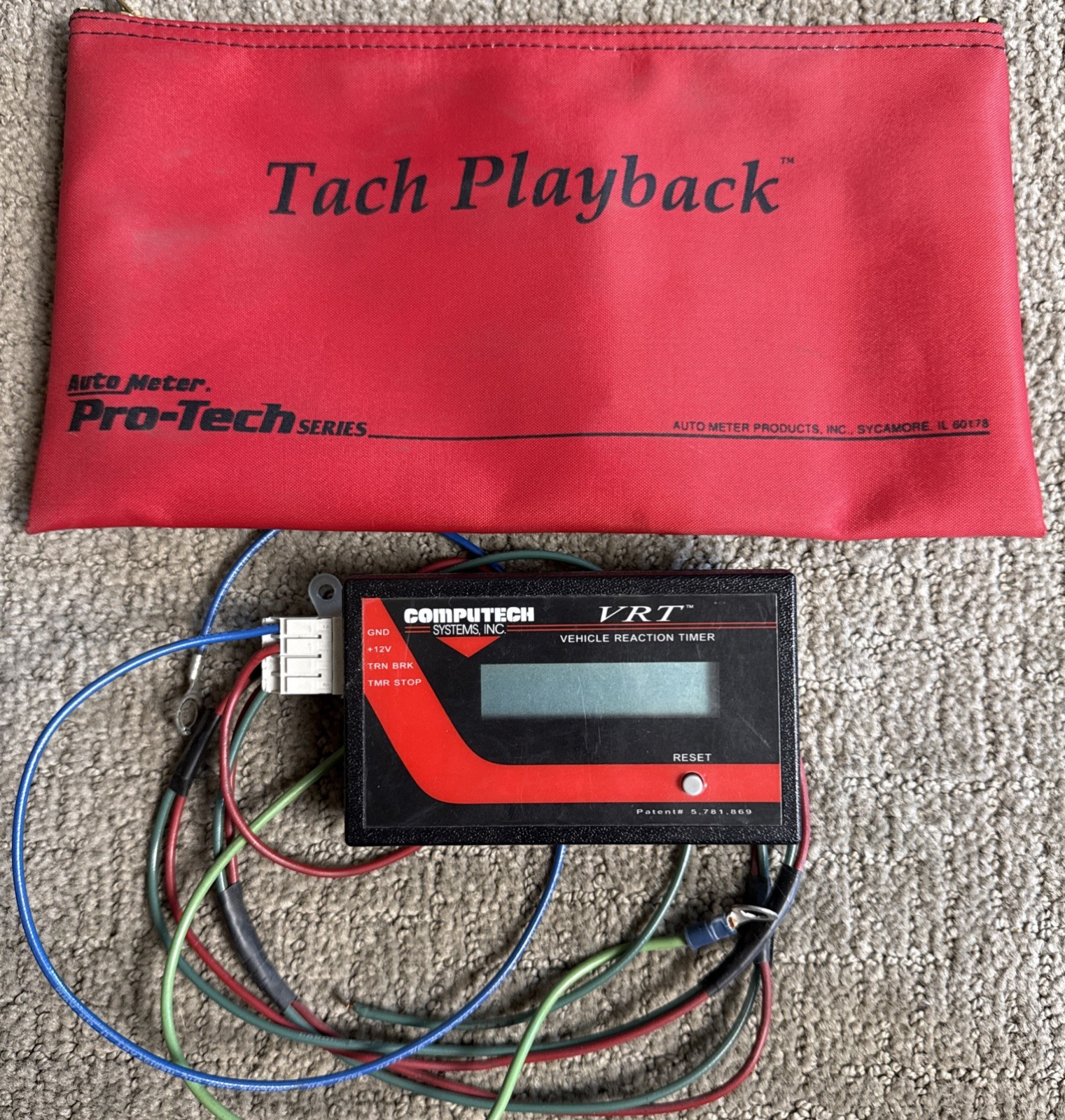 Computech Systems 1500 VRT Vehicle Reaction Timer Module Only w Bag