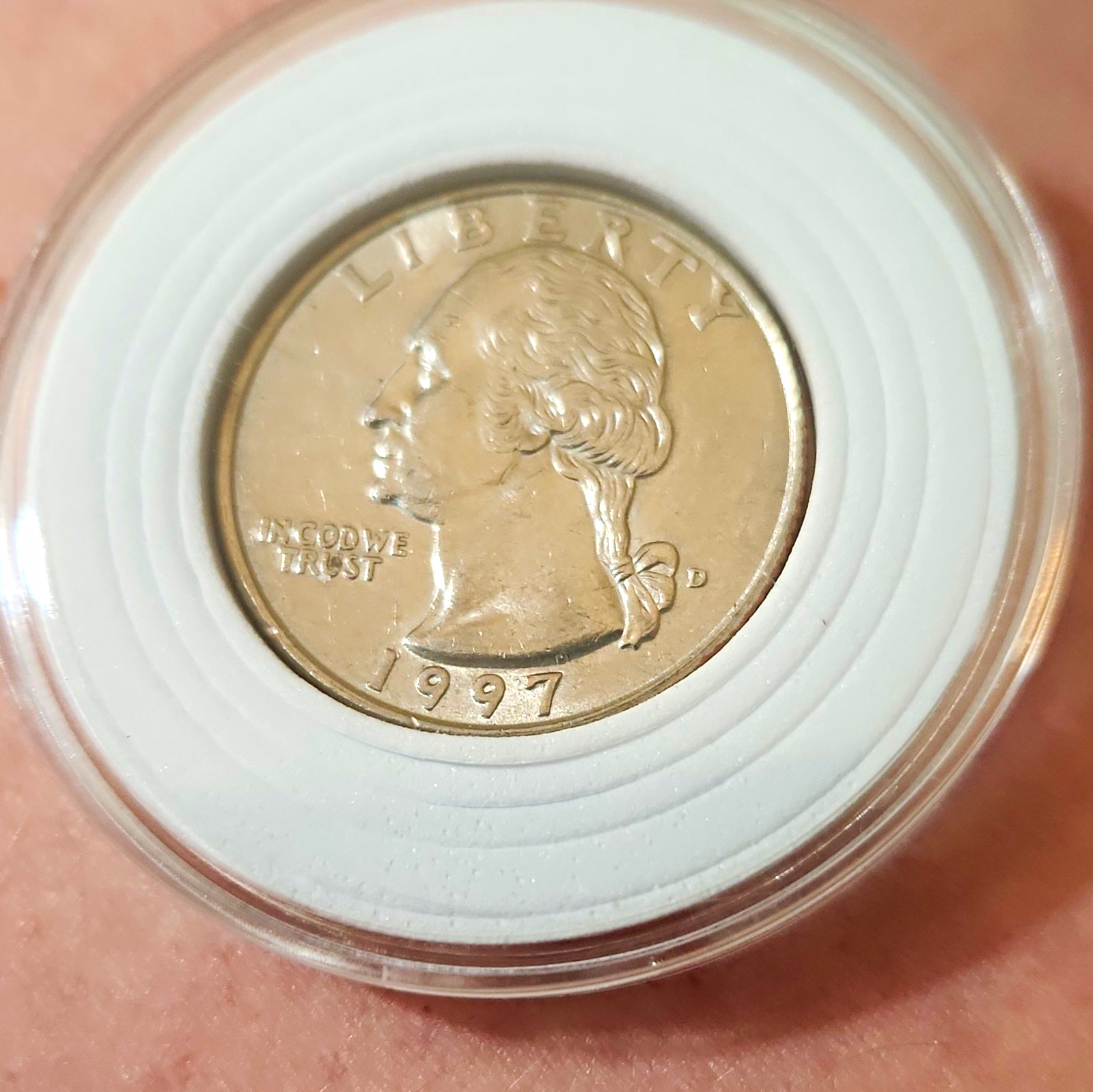 1997-D Washington Quarter 25C Business Strike Denver Mint KM#164 Clean!