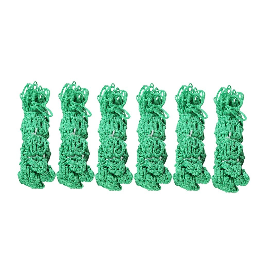 6PCS/Set Nylon For Billiards Table Universal Mesh Bag(Green)