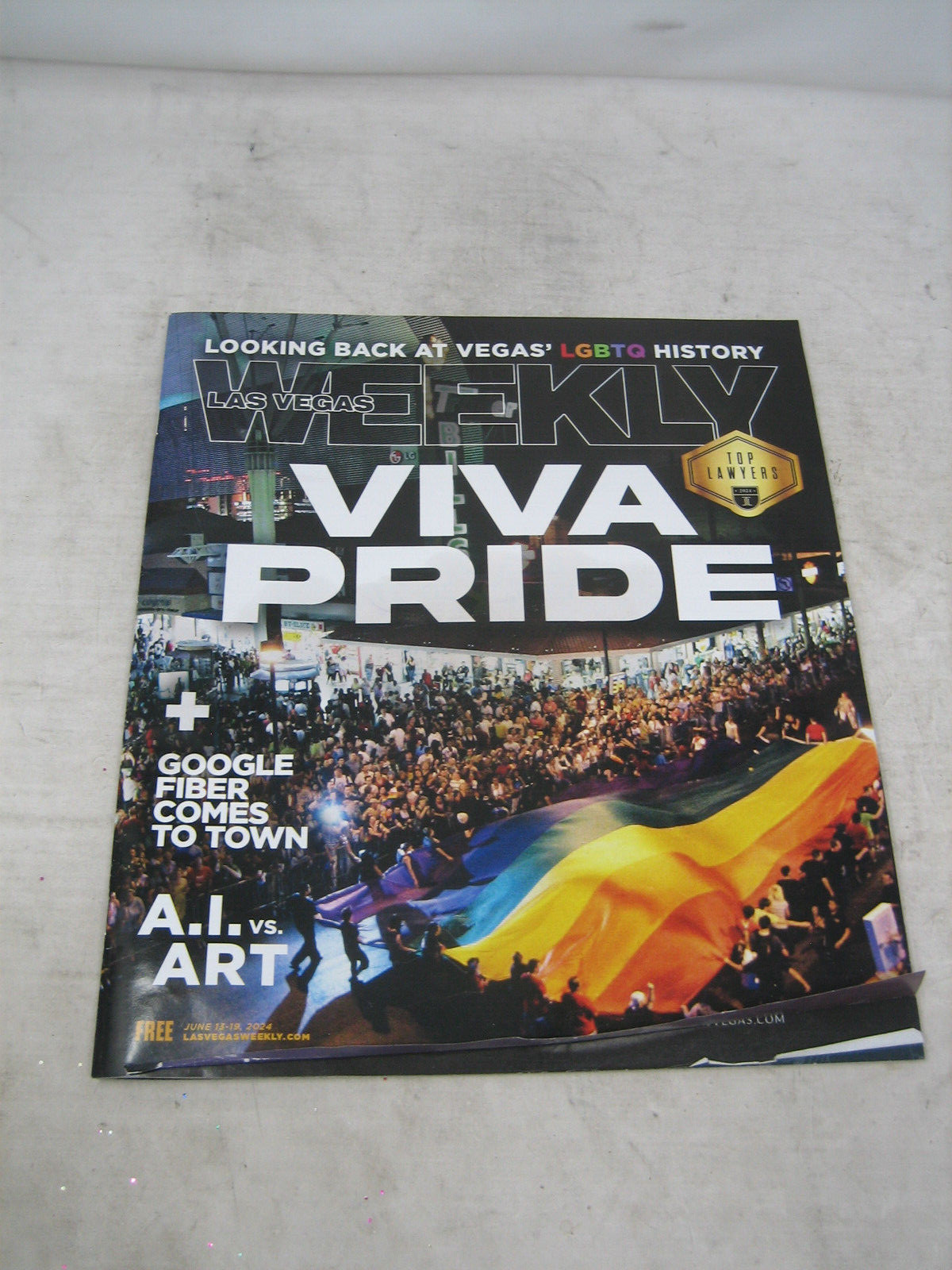 LAS VEGAS WEEKLY MAGAZINE JUNE 13-19 2024 VIVA PRIDE ISSUE LGBTQ