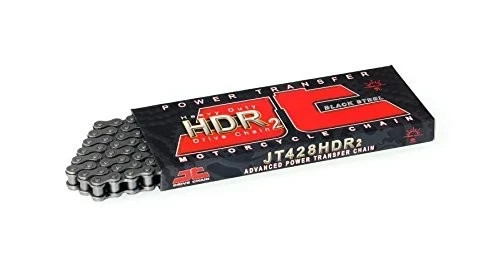 JT Chain JTC420HDR120SL (420 Series) 120 Link Heavy Duty 120-Links Black Steel
