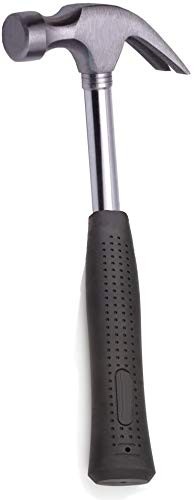 Harden 8 oz Claw Hammer - Solid Tubular Steel Handle - Forged Fine Grain Stee...