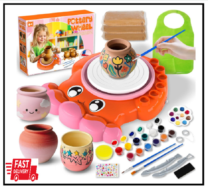 Insnug Pottery Wheel for Kids - Arts and Crafts for Kids Ages 8-12,Kid Pottery