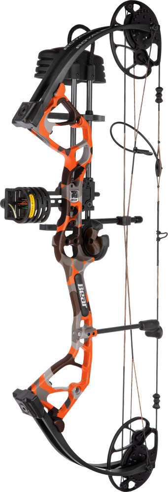 Bear Royale RTH Package LH 50lb Fred Bear Fire/Black