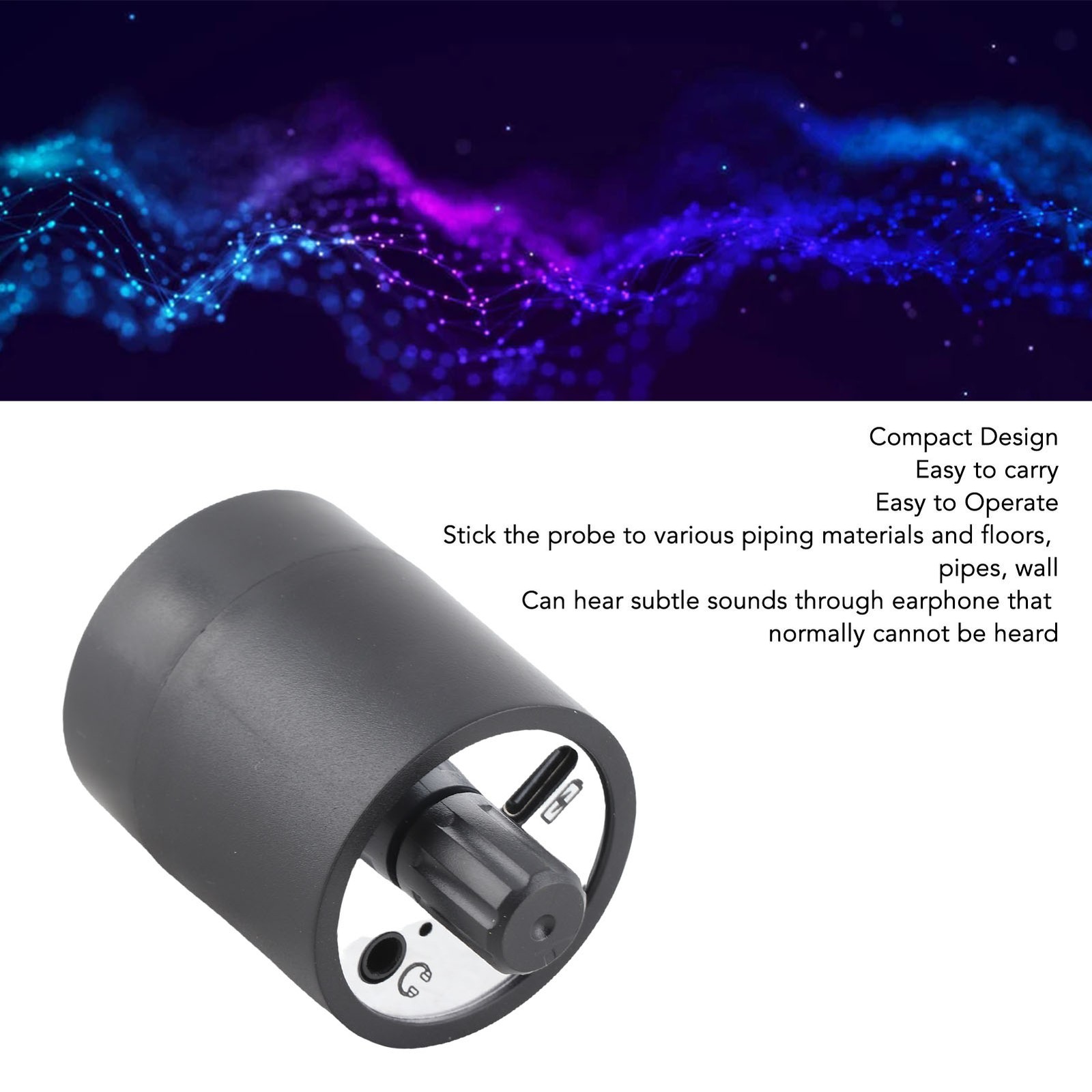 Compact Water Leakage Detector High Sound Sensitivity For Engineers Popular
