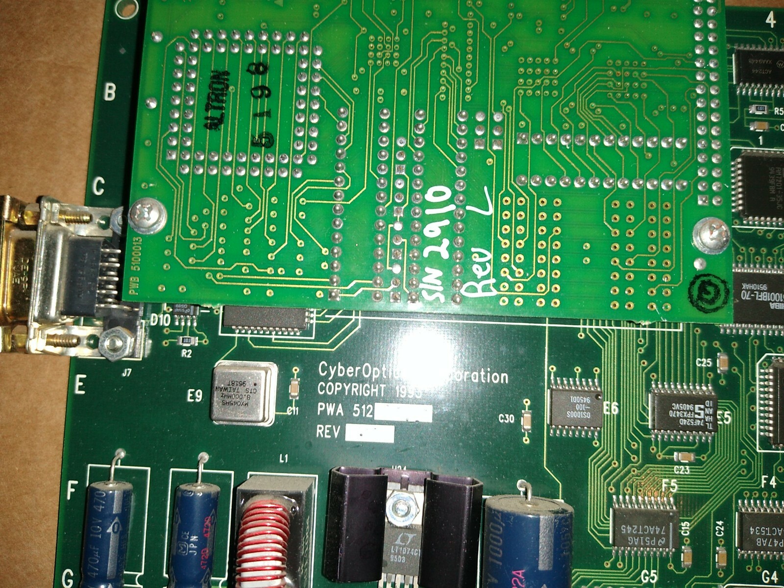CyberOptics Laser Control Board PWA 5120075 Rev. J