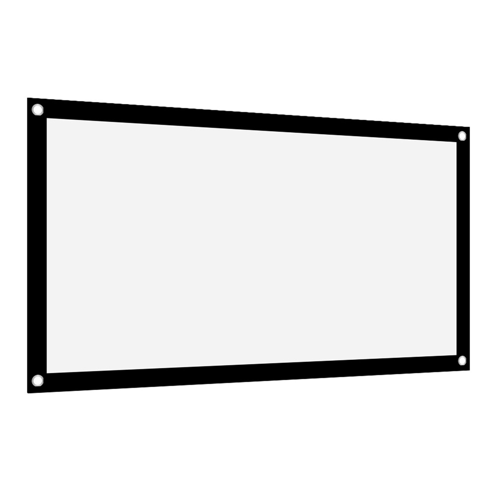 Thicken Portable Non Crease White Projector Screen For Outdoor Camping Movie Use
