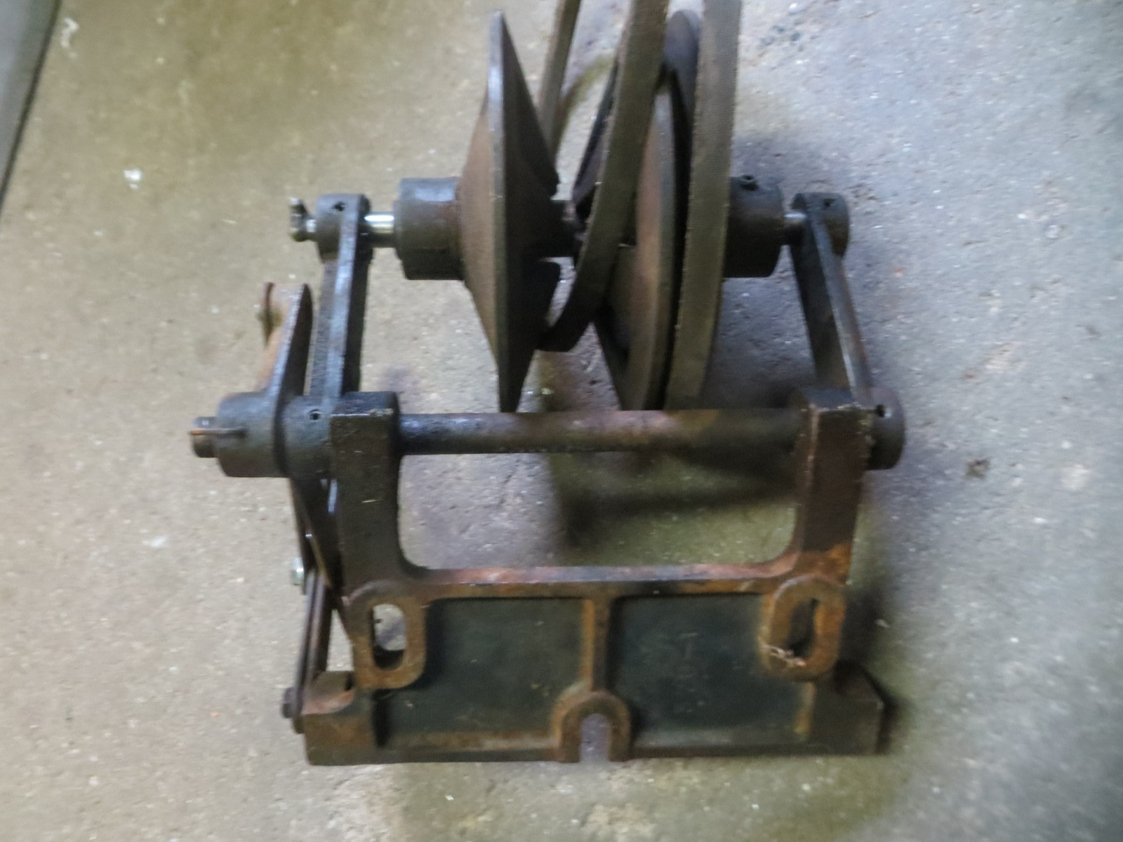 Vintage Variable Speed Drive 7" Pulley System Complete Assembly