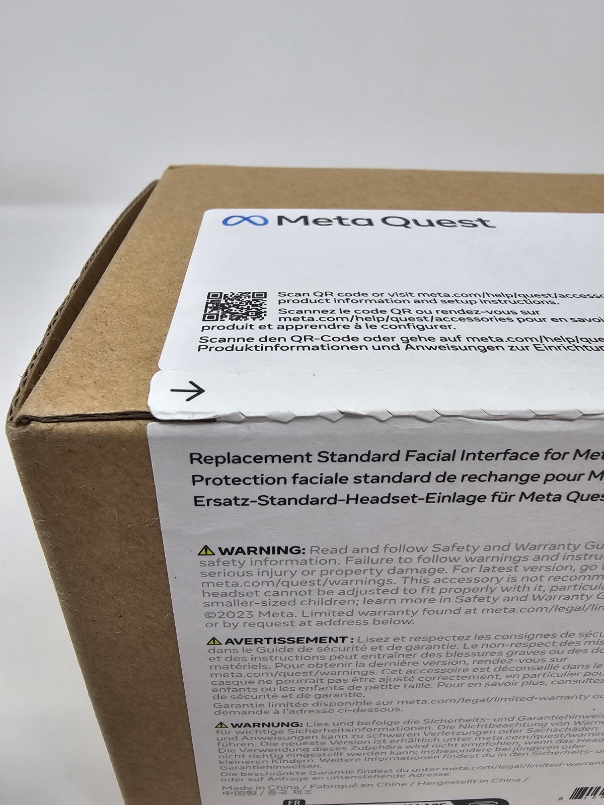 New Sealed Meta Quest 3 Standard Facial Interface