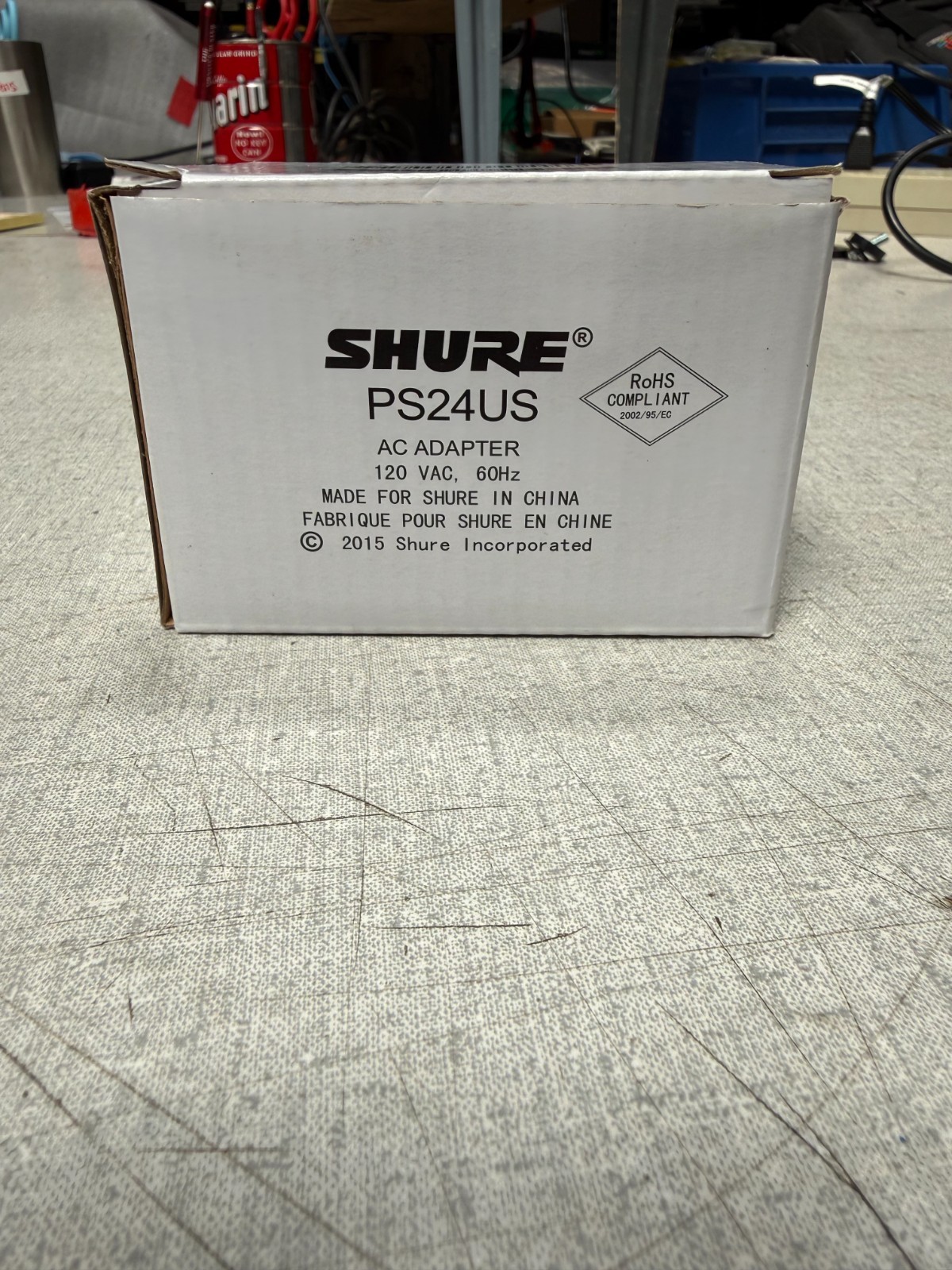 Shure PS24US 120 VAC 60 Hz AC Adapter