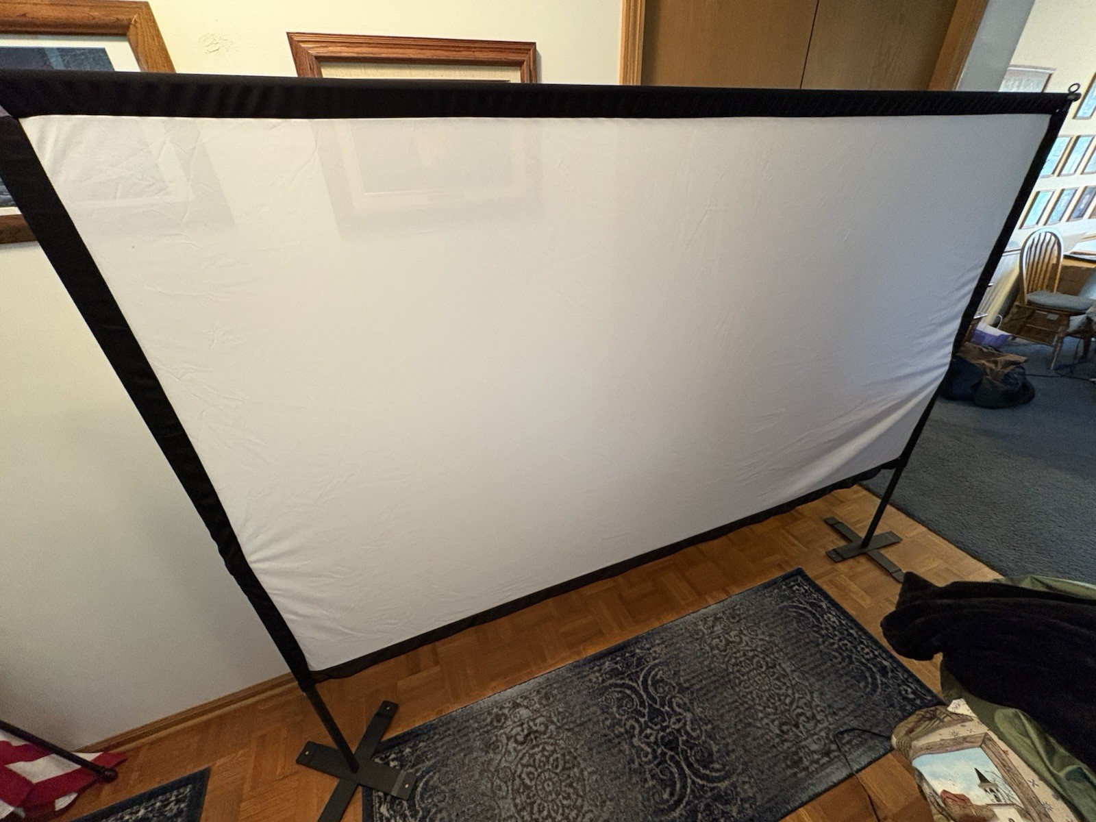 XIAOHUI 150 In Outdoor Projector Screen 4K 16:9 Portable Projector Screen