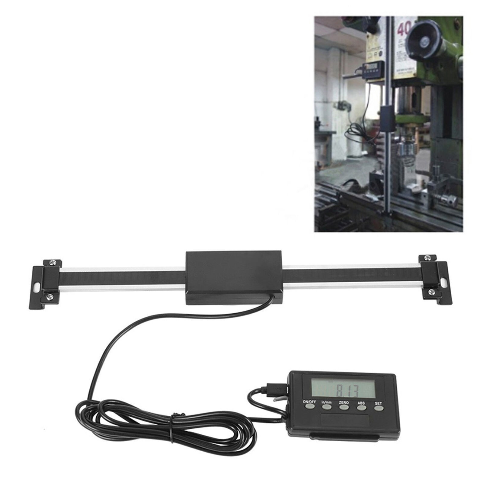 0-200mm Digital Readout DRO Remote LCD for Milling Machines or Lathes