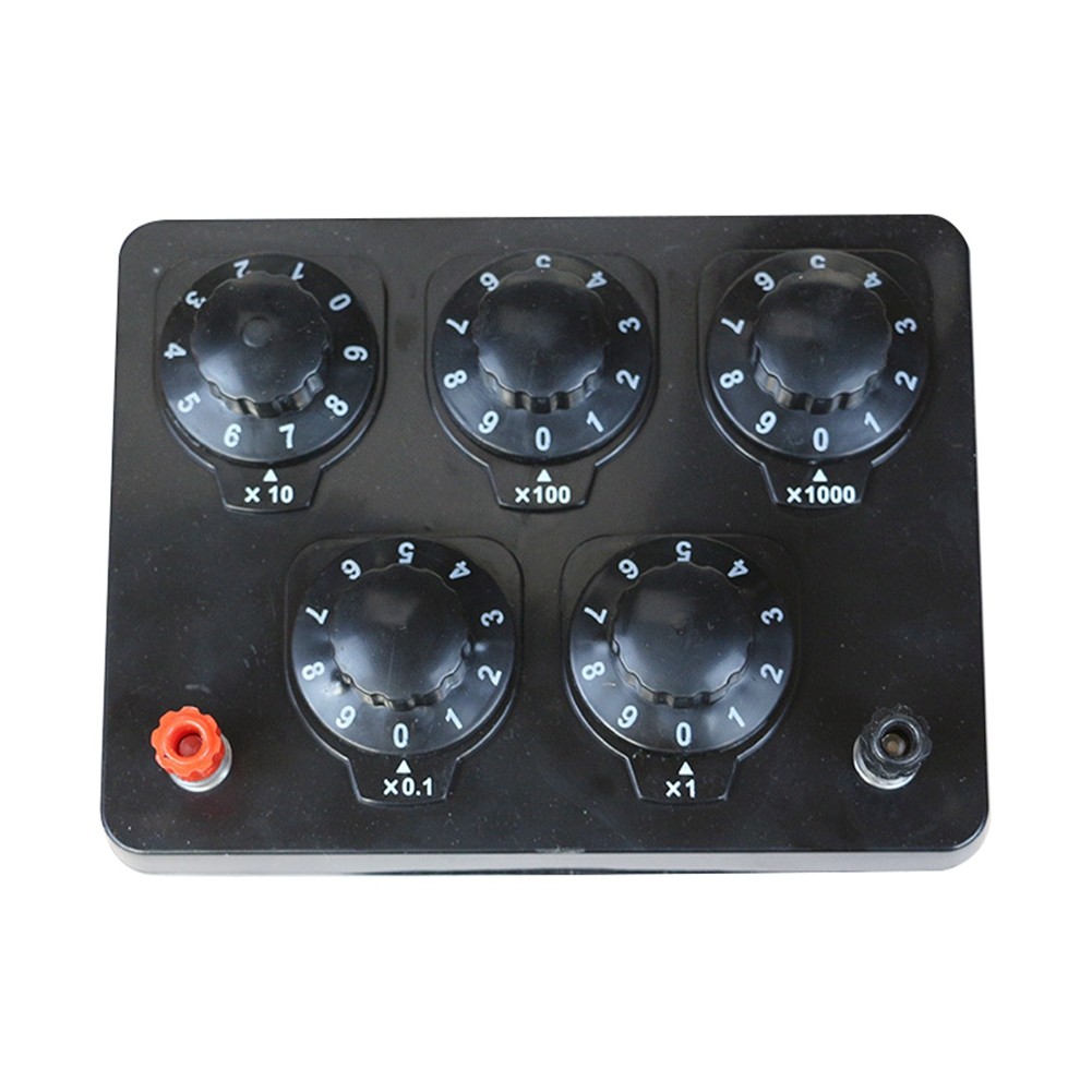 Black Resistor Box Variable Decade Resistor Resistor Box 0-9999.91204